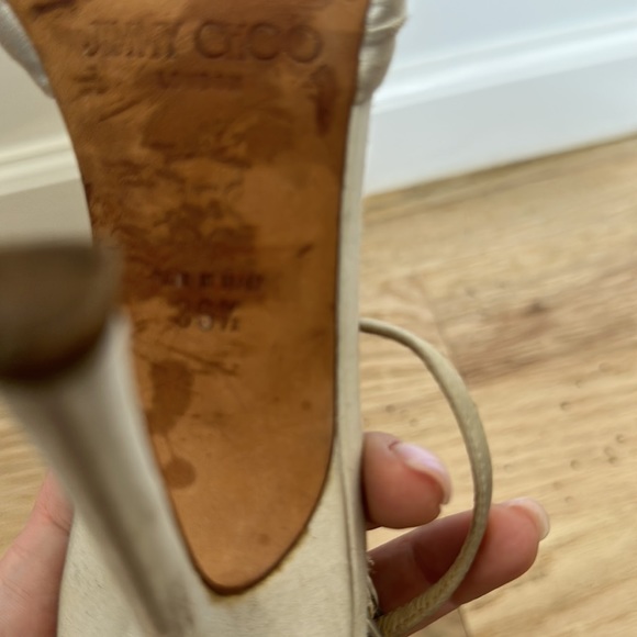 Needs TLC, satin shoes Jimmy Choo, size 36.5 - Picture 3 of 3